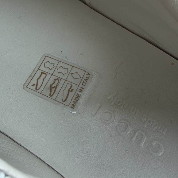 Authentic Gucci Rhyton Leather Sneakers – Limited Edition Cat Motif - Picture 8 of 10